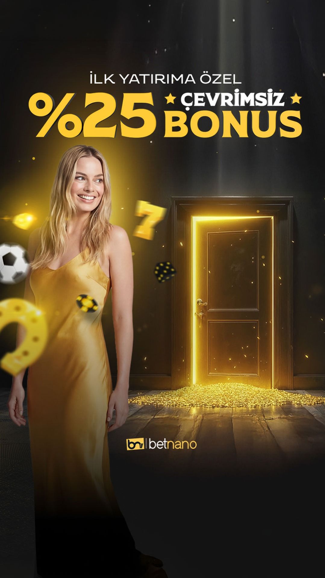 İlk Yatırımınıza Özel Çevrimsiz %25 Bonus